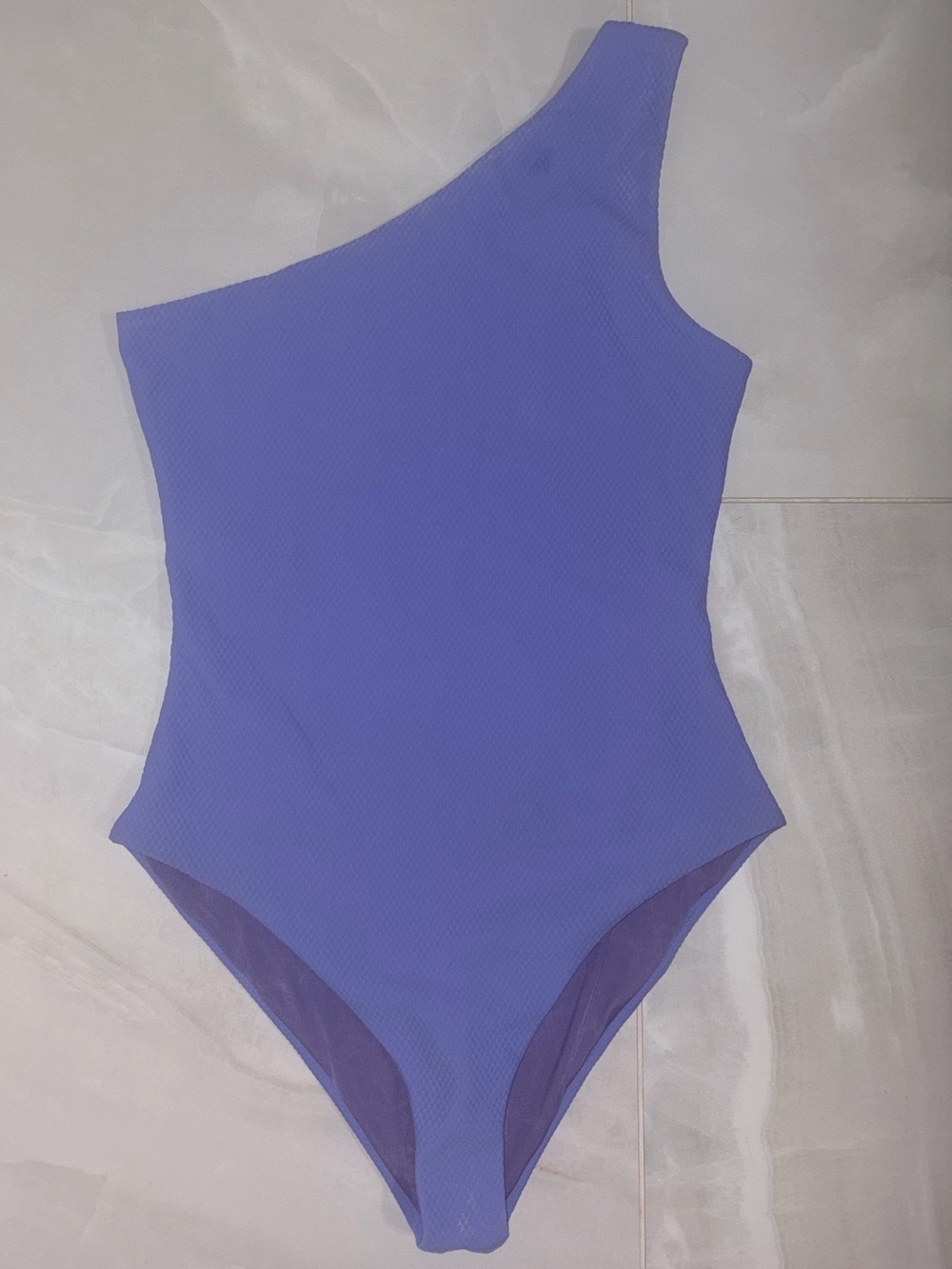 Beach Riot One-Shoulder Purple One-Piece Swimsuit